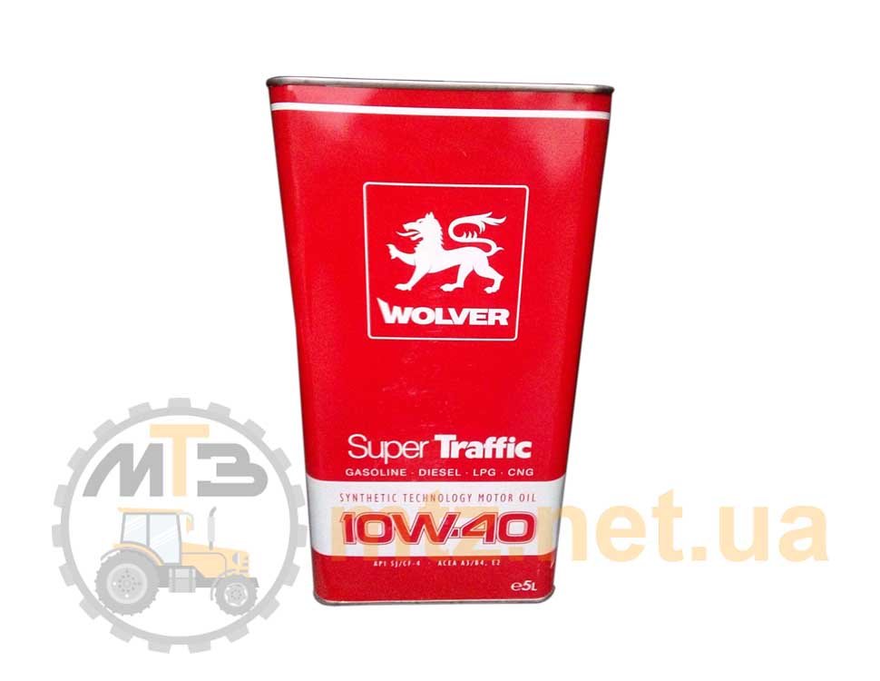 Моторное масло Wolver Super Traffic 10W-40