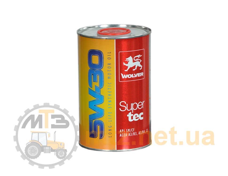 Моторное масло Wolver Supertec 5W-30